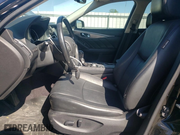 2015 Infiniti Q50 Sport with VIN JN1BV7AP5FM342451, listed as a Copart auction lot 54985825 with 149,516 mi miles and Salvage title. Bid and sale history available at DreamBid. Image 7.