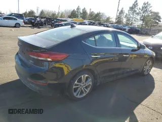 2017 Hyundai Elantra Limited with VIN 5NPD84LF3HH068745, listed as a Copart auction lot 44382565 with 99,496 mi miles and Salvage Title. Bid and sale history available at DreamBid. Image 3.