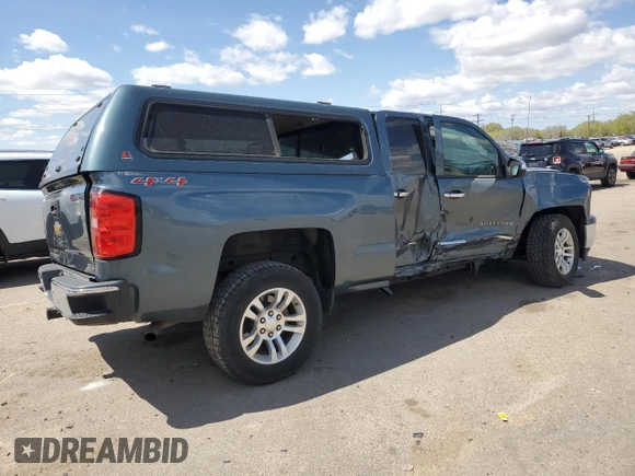 2014 Chevrolet Silverado 1500 LTZ with VIN 1GCVKSEC0EZ302826, listed as a Copart auction lot 53662325 with 62,416 mi miles and Salvage Title. Bid and sale history available at DreamBid. Image 3.