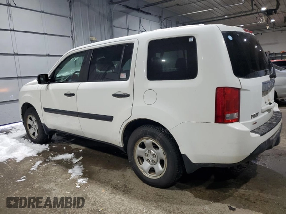 2015 Honda Pilot LX with VIN 5FNYF4H27FB042691, listed as a Copart auction lot 45349335 with 156,697 mi miles and Salvage Title. Bid and sale history available at DreamBid. Image 2.