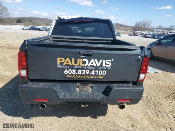 2021 Honda Ridgeline Sport with VIN 5FPYK3F13MB002211, listed as a Copart auction lot 50170995 with 90,591 mi miles and Salvage Title. Bid and sale history available at carsss.com. Image 6.