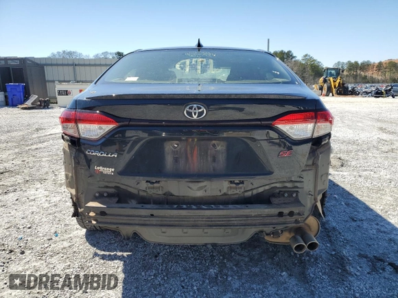 2021 Toyota Corolla SE with VIN JTDS4MCE9MJ074027, listed as a Copart auction lot 47763475 with 59,291 mi miles and Salvage Title. Bid and sale history available at carsss.com. Image 6.