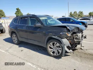 2021 Volkswagen Atlas SE with VIN 1V2WR2CA8MC587681, listed as a Copart auction lot 57714075 with 68,306 mi miles and Salvage title. Bid and sale history available at DreamBid. Image 4.