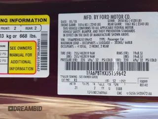 2018 Ford Mustang EcoBoost с VIN 1FA6P8THXJ5159642, выставлен на аукционе IAAI как лот 42280082 с пробегом 89 520 миль миль и . История ставок и продаж доступна на DreamBid. Изображение 9.