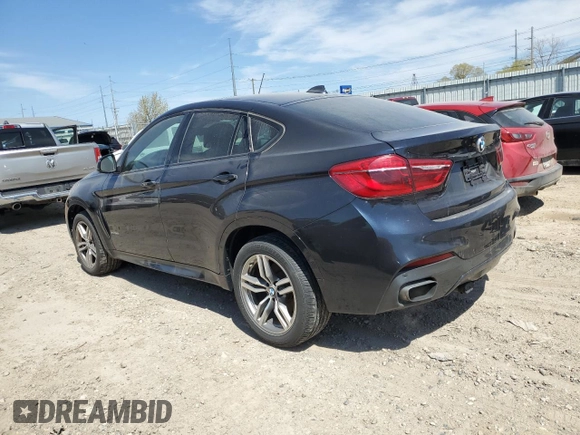 2016 BMW X6 xDrive50i with VIN 5UXKU6C56G0R33806, listed as a Copart auction lot 53855165 with 144,274 mi miles and Clean Title. Bid and sale history available at DreamBid. Image 2.