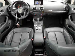 2017 Audi A3 Sedan Premium with VIN WAUAUGFFXH1063929, listed as a Copart auction lot 63546174 with 67,684 mi miles and Salvage Title. Bid and sale history available at carsss.com. Image 8.