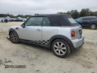 2009 MINI Convertible с VIN WMWMR33579TU95581, выставлен на аукционе Copart как лот 45914735 с пробегом 129 790 миль миль и Списание • Salvage title. История ставок и продаж доступна на DreamBid. Изображение 2.