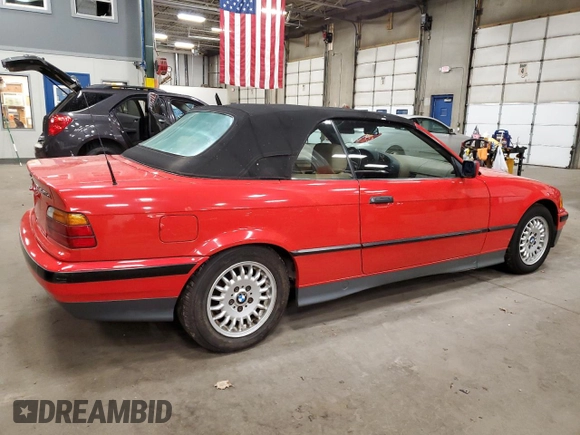 1994 BMW 3 Series 325iC with VIN WBABJ6326RJD31632, listed as a Copart auction lot 79027024 with 144,828 mi miles and Clean Title. Bid and sale history available at carsss.com. Image 3.