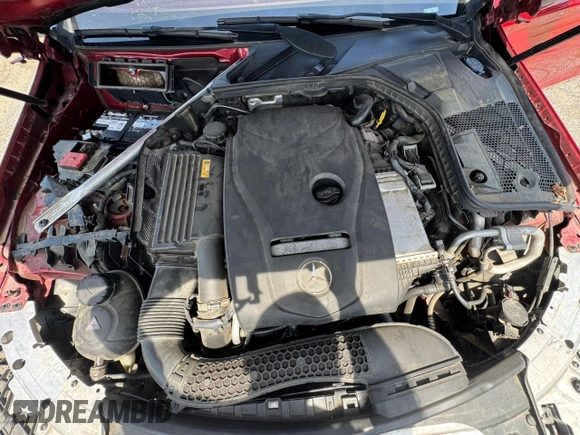 2017 Mercedes-Benz C with VIN WDDWJ4KBXHF32552, listed as a Copart auction lot 57203215 with 128,929 mi miles and Clean title. Bid and sale history available at DreamBid. Image 7.