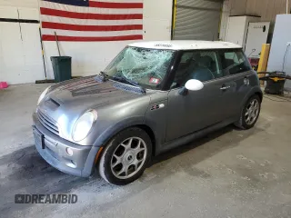 2003 MINI Hardtop S with VIN WMWRE33403TD66701, listed as a Copart auction lot 58316695 with 178,203 mi miles and Salvage title. Bid and sale history available at DreamBid. Image 1.