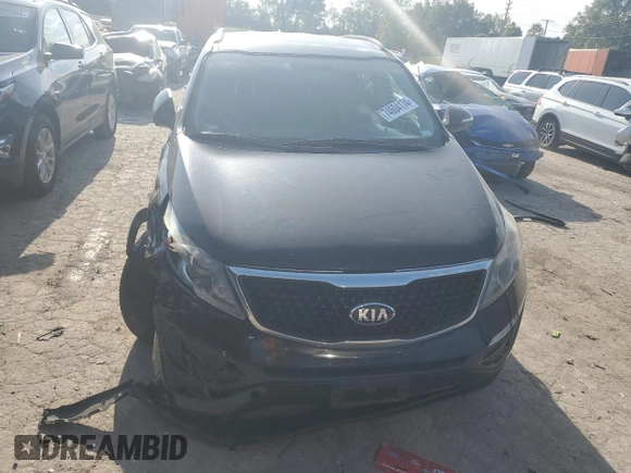 2015 Kia Sportage LX with VIN KNDPB3AC7F7780369, listed as a Copart auction lot 74604174 with 166,561 mi miles and Salvage Title. Bid and sale history available at carsss.com. Image 5.