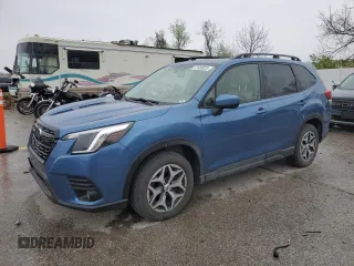2022 Subaru Forester Premium z VIN JF2SKAEC5NH505781, wystawiony jako Copart lot #51680025 z przebiegiem 55 547 mil mil oraz Szkoda całkowita • Salvage title. Historia ofert i sprzedaży dostępna na DreamBid. Obrazek 1.