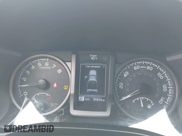 2018 Toyota Tacoma SR5 with VIN 3TMDZ5BN9JM051105, listed as a IAAI auction lot 41708034 with 98,000 mi miles and . Bid and sale history available at DreamBid. Image 7.
