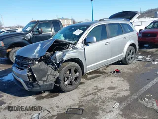 2018 Dodge Journey Crossroad with VIN 3C4PDDGG2JT499143, listed as a IAAI auction lot 41311128 with 73,161 mi miles and . Bid and sale history available at DreamBid. Image 2.