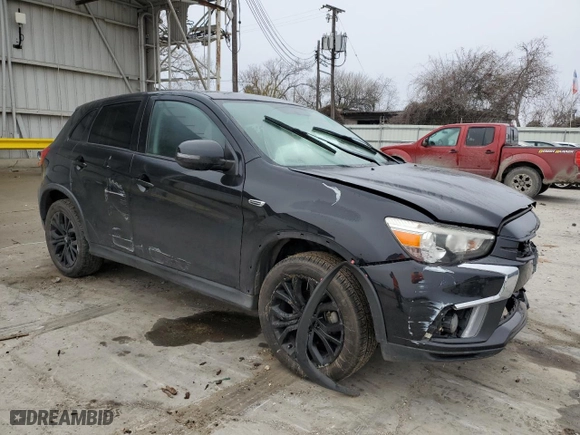 2018 Mitsubishi Outlander Sport ES 2.0 with VIN JA4AP3AUXJZ023487, listed as a Copart auction lot 43804475 with 52,200 mi miles and Salvage Title. Bid and sale history available at carsss.com. Image 4.
