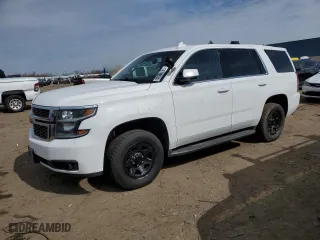 2017 Chevrolet Tahoe Commercial with VIN 1GNLCDEC2HR224349, listed as a Copart auction lot 51966195 with 163,236 mi miles and Clean Title. Bid and sale history available at carsss.com. Image 1.