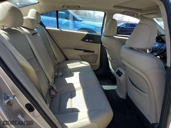 2014 Honda Accord Sedan EX-L with VIN 1HGCR2F80EA165318, listed as a Copart auction lot 49415615 with 84,642 mi miles and Salvage Title. Bid and sale history available at carsss.com. Image 10.