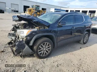 2017 GMC Acadia SLE with VIN 1GKKNLLA9HZ266368, listed as a Copart auction lot 42318455 with 101,071 mi miles and Salvage Title. Bid and sale history available at carsss.com. Image 1.