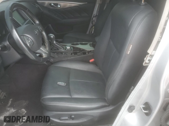 2015 Infiniti Q50 with VIN JN1BV7AP6FM342670, listed as a Copart auction lot 50789215 with 121,117 mi miles and Salvage Title. Bid and sale history available at DreamBid. Image 7.