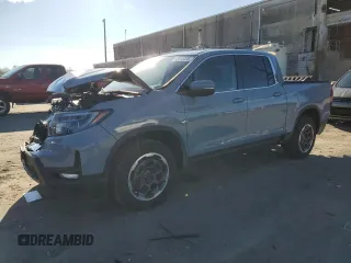 2024 Honda Ridgeline RTL with VIN 5FPYK3F53RB010822, listed as a Copart auction lot 45555005 with 9,354 mi miles and Salvage title. Bid and sale history available at DreamBid. Image 1.