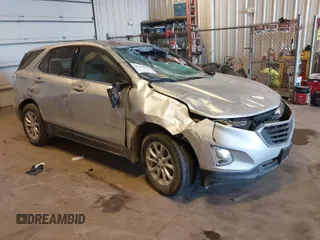 2020 Chevrolet Equinox LT with VIN 3GNAXUEV6LS652153, listed as a IAAI auction lot 41292553 with 53,536 mi miles. Bid and sale history available at carsss.com. Image 1.