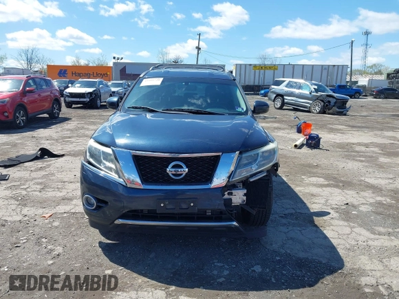 2013 Nissan Pathfinder SL z VIN 5N1AR2MM6DC643665, wystawiony jako IAAI lot #41995720 z przebiegiem 165 919 mil mil oraz . Historia ofert i sprzedaży dostępna na DreamBid. Obrazek 12.