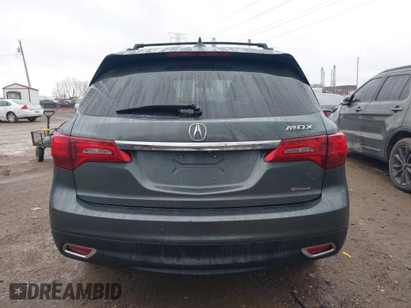 2015 Acura MDX Tech Pkg with VIN 5FRYD4H44FB006205, listed as a IAAI auction lot 41048794 with 151,060 mi miles. Bid and sale history available at carsss.com. Image 16.