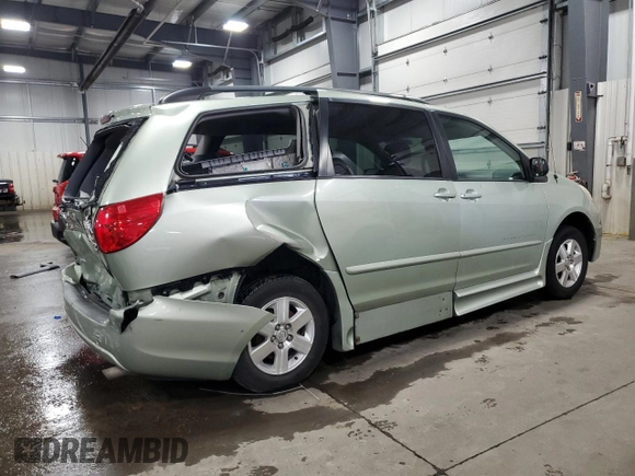 2006 Toyota Sienna CE with VIN 5TDZA23C96S515008, listed as a Copart auction lot 50620605 with 135,670 mi miles and Salvage Title. Bid and sale history available at DreamBid. Image 3.