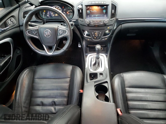 2014 Buick Regal GS with VIN 2G4GU5GX9E9221804, listed as a Copart auction lot 80933674 with 89,666 mi miles and Salvage Title. Bid and sale history available at DreamBid. Image 8.