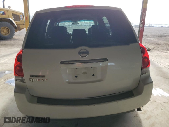 2008 Nissan Quest with VIN 5N1BV28U78N105447, listed as a Copart auction lot 69270434 with 241,697 mi miles and Salvage Title. Bid and sale history available at carsss.com. Image 6.