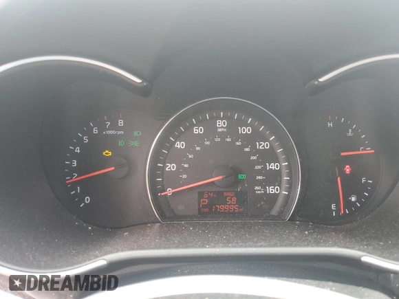 2015 Kia Sorento LX with VIN 5XYKT4A6XFG599874, listed as a Copart auction lot 43232005 with 179,995 mi miles and Salvage Title. Bid and sale history available at carsss.com. Image 9.