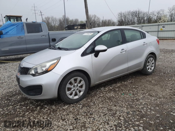 2013 Kia Rio LX with VIN KNADM4A37D6248543, listed as a Copart auction lot 51746435 with 73,501 mi miles and Salvage Title. Bid and sale history available at carsss.com. Image 1.