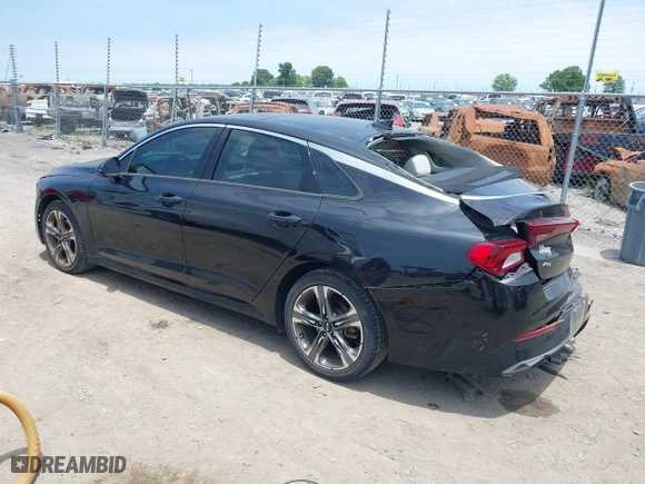2021 Kia K5 EX with VIN 5XXG34J20MG059650, listed as a IAAI auction lot 39713421 with 14,506 mi miles. Bid and sale history available at carsss.com. Image 3.