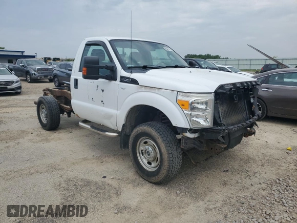 2012 Ford F-250 XL with VIN 1FTBF2B63CEA43579, listed as a Copart auction lot 60420505 with Not provided miles and Non repairable. Bid and sale history available at DreamBid. Image 4.