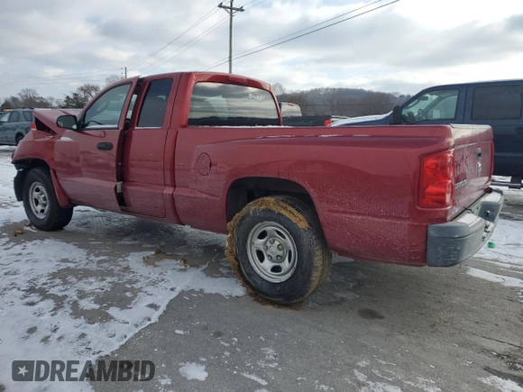 2008 Dodge Dakota ST with VIN 1D7HE22K18S539599, listed as a Copart auction lot 45769415 with 119,729 mi miles and Salvage Title. Bid and sale history available at carsss.com. Image 2.
