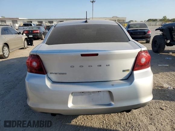 2012 Dodge Avenger SE with VIN 1C3CDZAG2CN309465, listed as a Copart auction lot 71362834 with 228,111 mi miles and Non Repairable. Bid and sale history available at DreamBid. Image 6.
