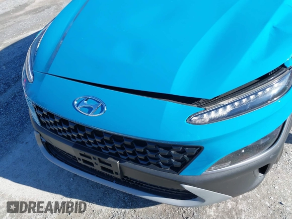 2023 Hyundai Kona SEL with VIN KM8K3CAB0PU961794, listed as a IAAI auction lot 41071018 with 8,988 mi miles and . Bid and sale history available at DreamBid. Image 17.