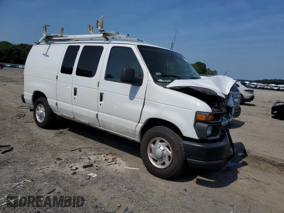 2011 Ford Econoline Cargo Commercial with VIN 1FTNE2EL0BDB35092, listed as a Copart auction lot 60237545 with 124,860 mi miles and Clean title. Bid and sale history available at DreamBid. Image 4.