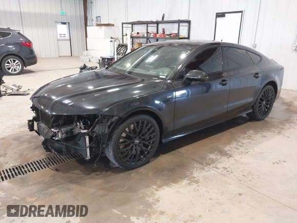 2015 Audi S7 with VIN WAUW2AFC0FN015327, listed as a IAAI auction lot 41964788 with 145,953 mi miles. Bid and sale history available at carsss.com. Image 18.