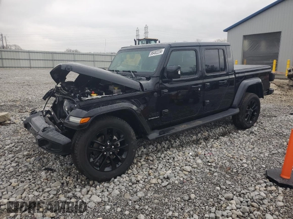 2023 Jeep Gladiator High Altitude z VIN 1C6HJTFG0PL571882, wystawiony jako Copart lot #86482234 z przebiegiem Nie podano mil oraz Szkoda całkowita • Salvage title. Historia ofert i sprzedaży dostępna na DreamBid. Obrazek 1.