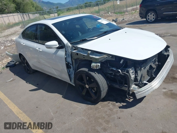 2015 Dodge Dart GT with VIN 1C3CDFEB1FD142698, listed as a IAAI auction lot 42408774 with 72,114 mi miles and . Bid and sale history available at DreamBid. Image 1.