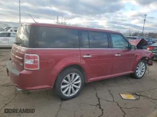 2016 Ford Flex SEL with VIN 2FMGK5C81GBA09947, listed as a Copart auction lot 82387154 with 0 mi miles and Salvage Title. Bid and sale history available at carsss.com. Image 3.