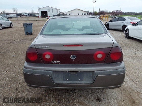 2003 Chevrolet Impala with VIN 2G1WF52E239175562, listed as a IAAI auction lot 41956437 with 232,127 mi miles and . Bid and sale history available at DreamBid. Image 16.
