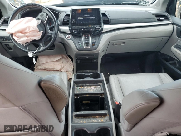 2019 Honda Odyssey Touring z VIN 5FNRL6H8XKB027156, wystawiony jako Copart lot #60735455 z przebiegiem 100 044 mil mil oraz Szkoda całkowita • Salvage title. Historia ofert i sprzedaży dostępna na DreamBid. Obrazek 8.