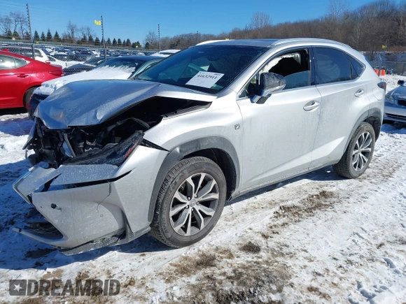 2017 Lexus NX with VIN JTJBARBZ0H2125289, listed as a IAAI auction lot 41632911 with 91,203 mi miles. Bid and sale history available at carsss.com. Image 18.