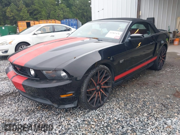 2010 Ford Mustang GT with VIN 1ZVBP8FH9A5101068, listed as a IAAI auction lot 42387476 with 70,252 mi miles and . Bid and sale history available at DreamBid. Image 2.