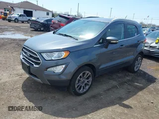 2019 Ford EcoSport Titanium with VIN MAJ6S3KLXKC271197, listed as a IAAI auction lot 42093623 with 79,199 mi miles and . Bid and sale history available at DreamBid. Image 2.