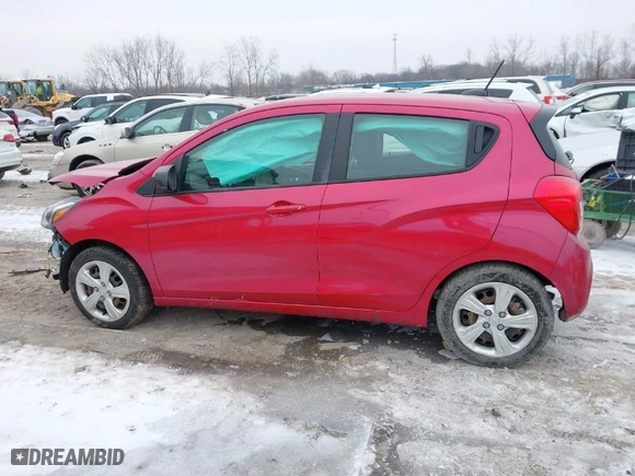 2020 Chevrolet Spark LS with VIN KL8CB6SA1LC420782, listed as a IAAI auction lot 41562431 with 58,727 mi miles. Bid and sale history available at carsss.com. Image 15.