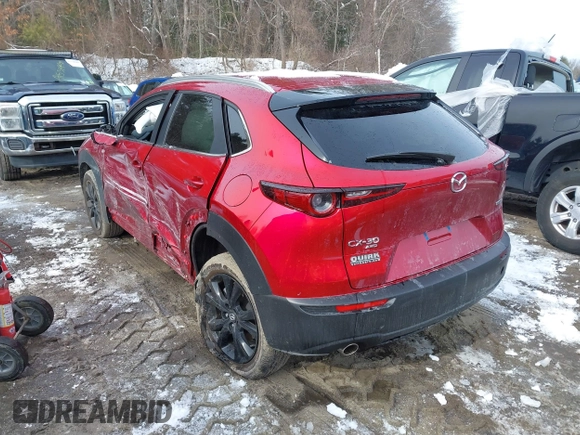 2024 Mazda CX-30 2.5 S Select Sport with VIN 3MVDMBBM2RM626546, listed as a IAAI auction lot 41547432 with 9,192 mi miles. Bid and sale history available at carsss.com. Image 3.