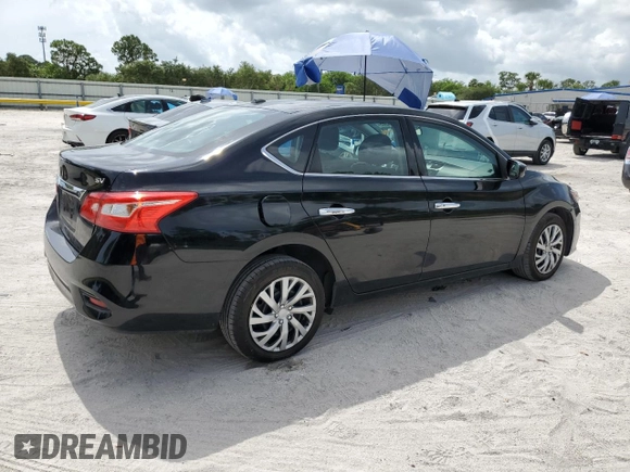 2017 Nissan Sentra SV with VIN 3N1AB7AP7HL680161, listed as a Copart auction lot 64624365 with 167,740 mi miles and Clean title. Bid and sale history available at DreamBid. Image 3.